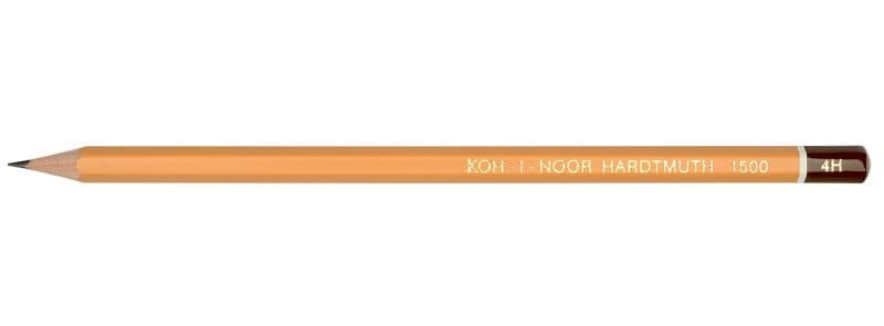 Koh-i-Noor grafitová tužka 1500 4H čelní pohled