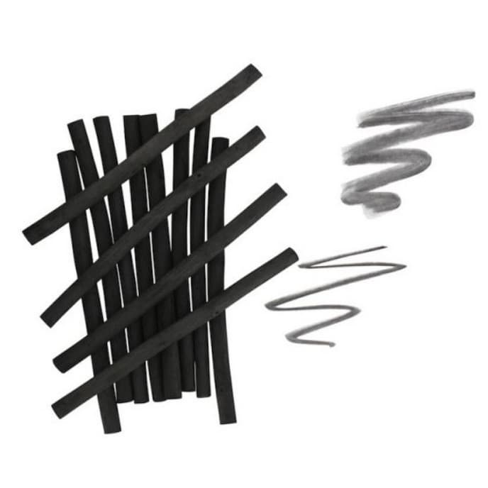 Kreslení přírodním uhlem Coates 7-9 mm sada