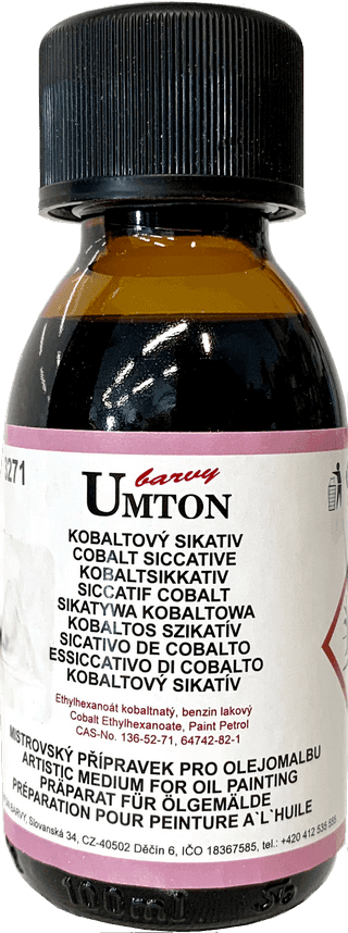 Umton Kobaltový sikativ 100 ml pro olejové barvy