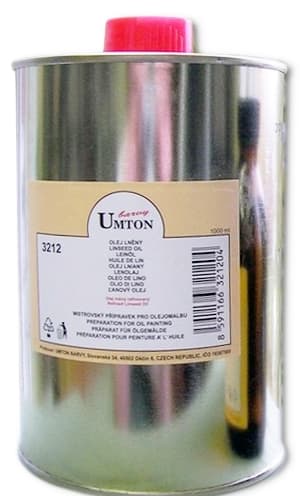 Umton lněný olej 1000 ml pro olejové barvy