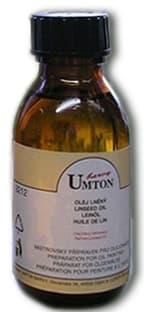 Umton lněný olej 100 ml pro olejové barvy