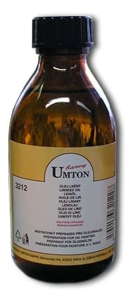 Umton lněný olej 200 ml pro olejové barvy