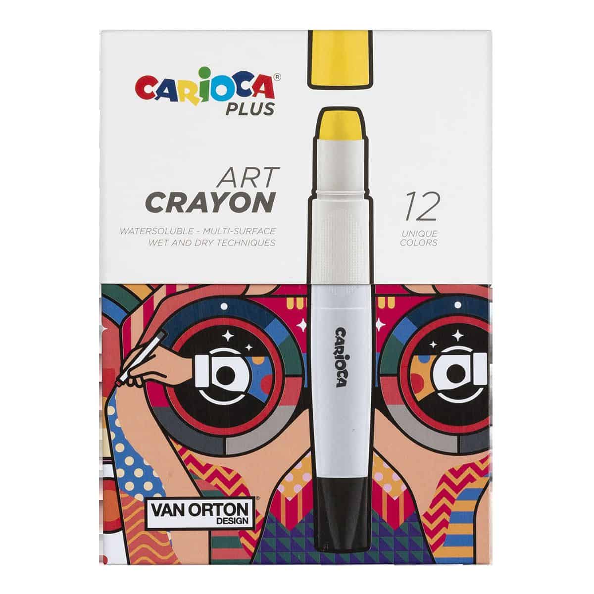 Carioca PLUS voskovky art sada 12 barev box