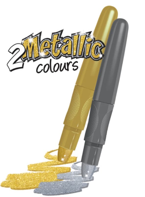 Kreslení voskovkami Colorino Silky sada 12 barev