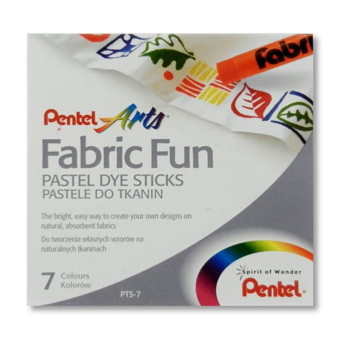 Voskovky na textil Pentel sada 7 barev