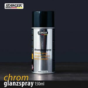 Detail trysky Stanger chromového zrcadlového spreje 150 ml