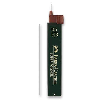 Faber-Castell tuhy Super Polymer 0,5 HB přední pohled
