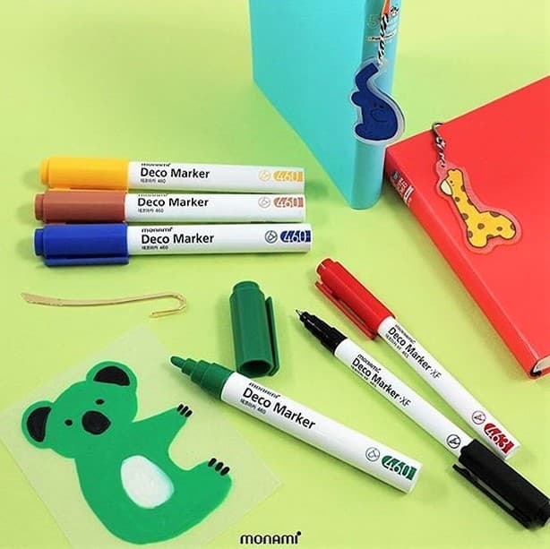 Monami Deco Marker XF červená korálová fix jednotlivě