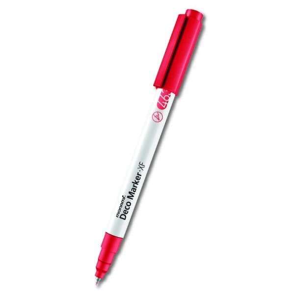 Akrylový fix Monami Deco Marker XF červená korálová 0,7 mm