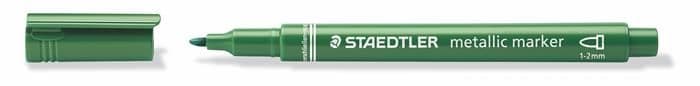 Staedtler metalický popisovač zelený 1-2 mm permanentní