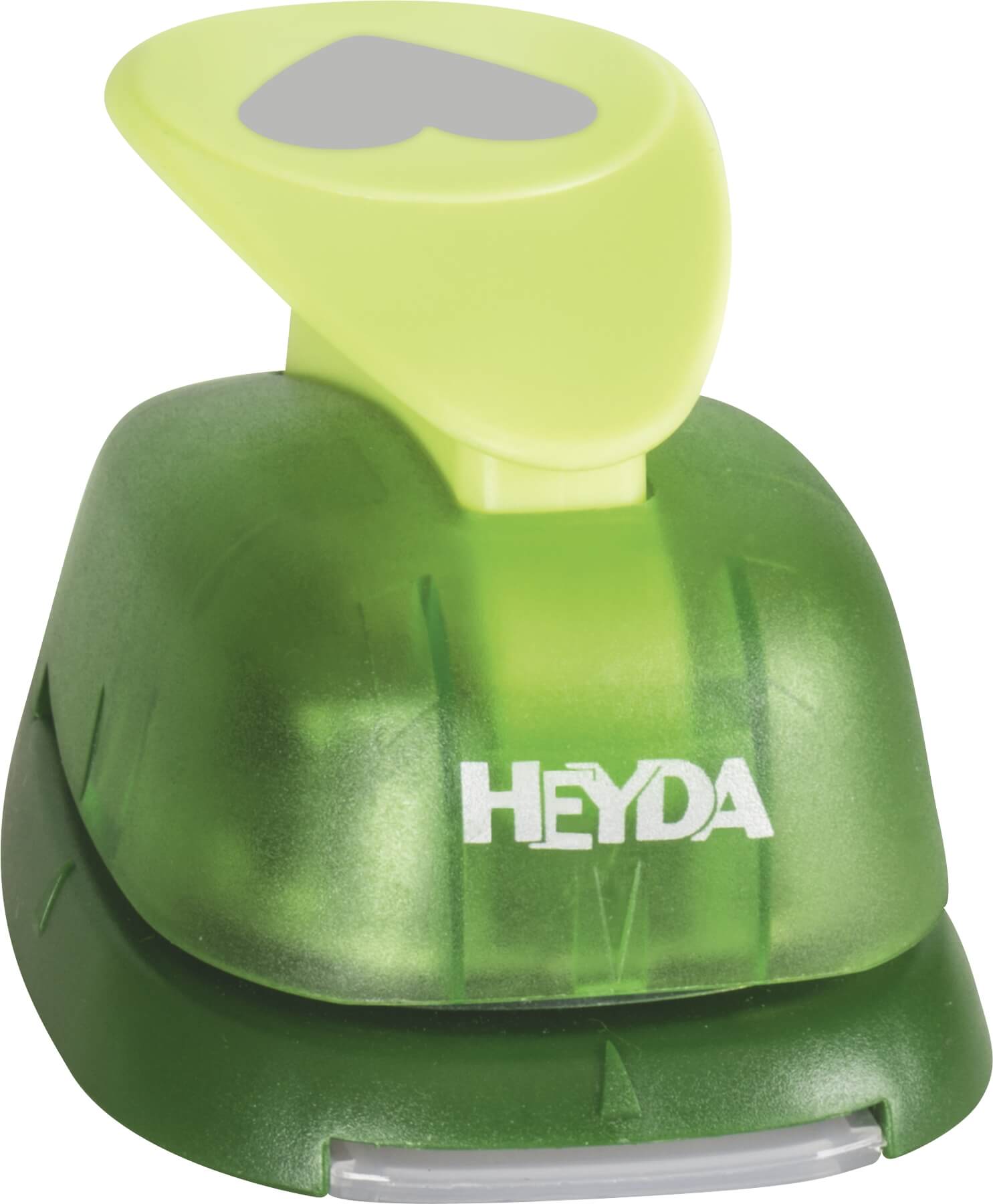 Detail děrovače Heyda ve tvaru srdce 38 mm