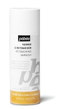 Pébéo retušovací lak na olej sprej 400 ml