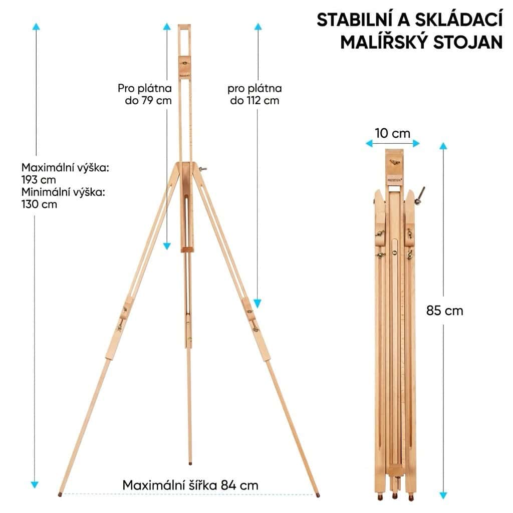 Plenérový malířský stojan Mabef M/29 značky Meeden