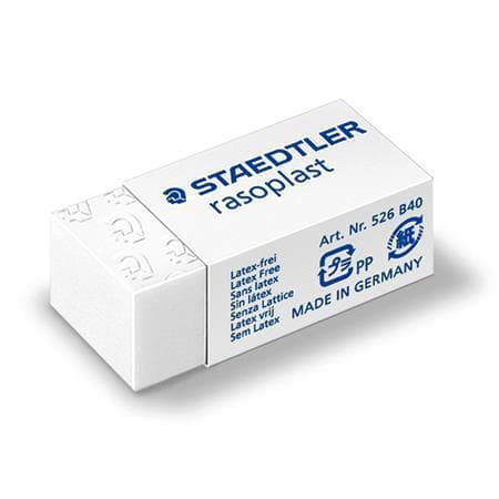 Mazací pryž Staedtler Rasoplast na tužku, čelní pohled