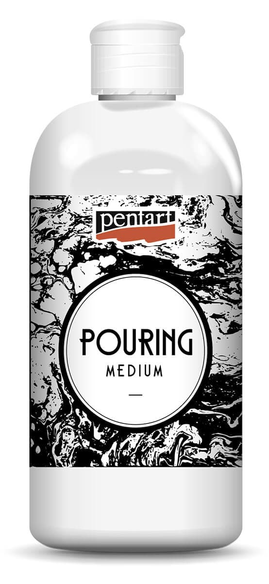 Pentart Pouring medium 1000 ml bezbarvý transparentní akrylový