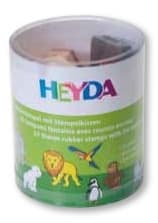 Detail razítek Heyda ZOO se zvířecími motivy