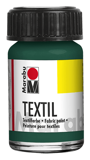 Barva na textil Marabu Textil tmavě zelená 068