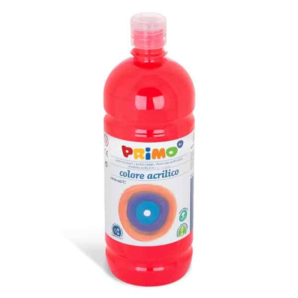 Primo akrylová barva 1000 ml červená základní