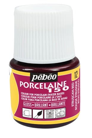 Pébéo Porcelaine 150 červená barva na porcelán 45 ml