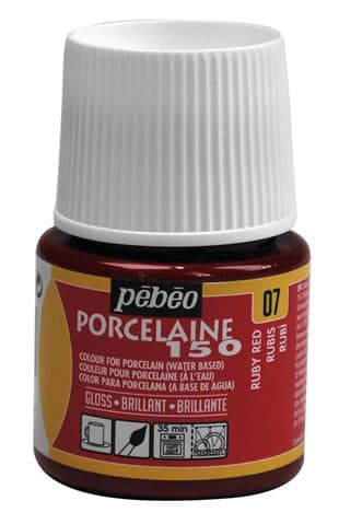 Pébéo Porcelaine 150 červená rubínová barva na porcelán 45ml