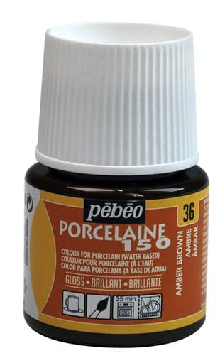 Pébéo Porcelaine 150 hnědá jantar barva na porcelán 45ml