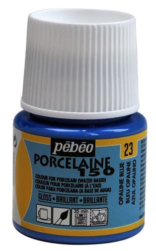 Pébéo Porcelaine 150 modrá opálová barva na porcelán 45ml