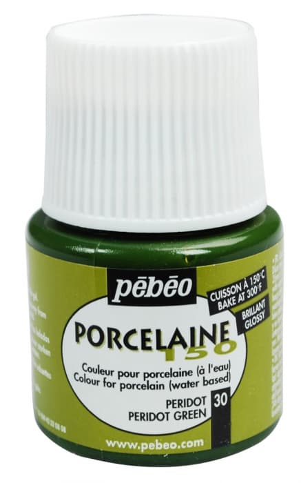 Pébéo Porcelaine 150 zelená peridot barva na porcelán 45ml