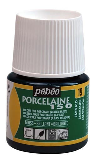 Pébéo Porcelaine 150 zelená smaragdová barva na porcelán 45 ml