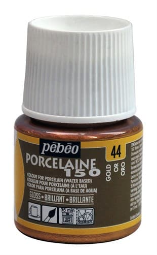 Pébéo Porcelaine 150 zlatá barva na porcelán 45 ml