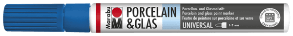 Marabu Porcelain Painter modrý fix na porcelán 1-2mm