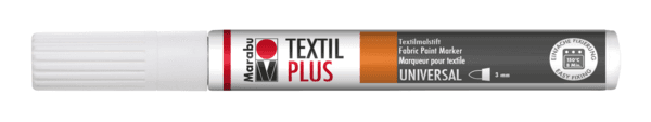 Marabu Textil Painter Plus fix bílý 070 na tmavý textil 3mm