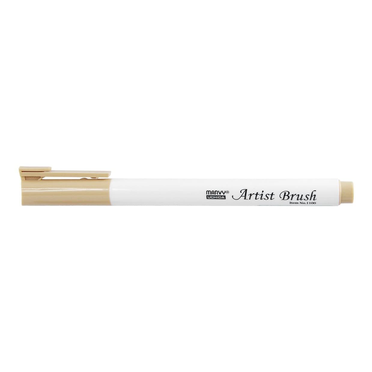 MARVY Artist Brush 1100-24 fix štětcový hrot – barvy vodní báze brush pen na papír lettering kaligrafie rozmývatelný mísitelný acid free netoxický