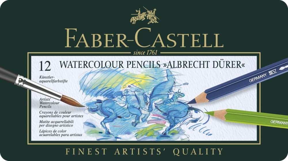 Faber-Castell Umělecké akvarelové pastelky Albrecht Dürer 117512 sada 12 barev