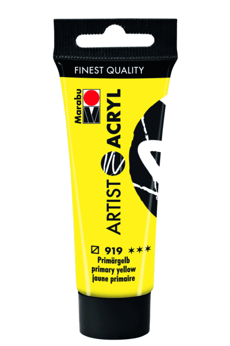 Marabu Artist Acryl akrylová barva žlutá 919 22ml