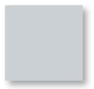 Heyda razítkovací polštářek stříbrný 3x3 cm čelní pohled