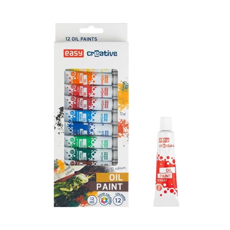 EASY Olejové barvy 12 barev 923455