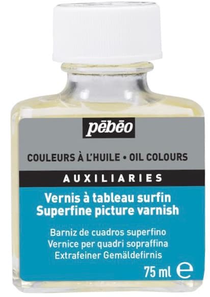 Lesklý malířský lak Pébéo pro olejové barvy 75 ml