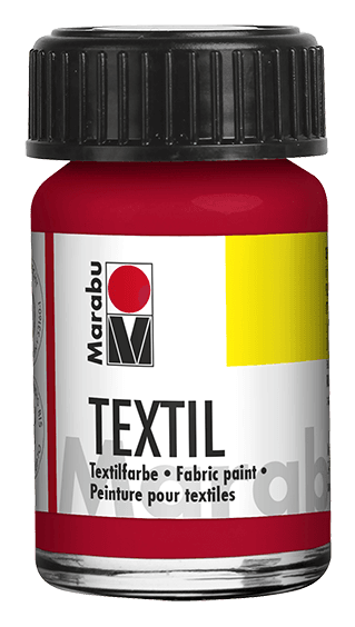 Barva na textil Marabu Textil 15 ml - korálově červená 036