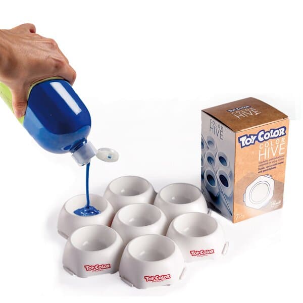 Sada 7 kelímků TOY COLOR Hive včelí plástve