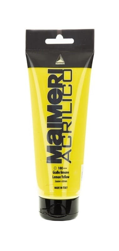 Akrylová barva Maimeri Acrilico 75 ml - Lemon Yellow 100