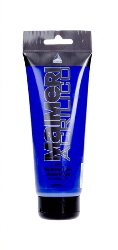 Akrylová barva Maimeri Acrilico 75 ml - 391 Blue ultramarine Light