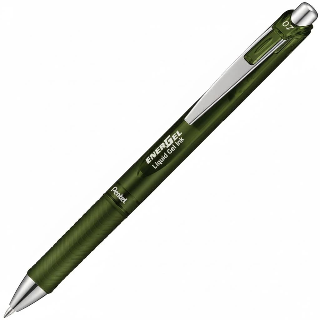 Pentel EnerGel BL77 olivově zelený gelový roller 0,7