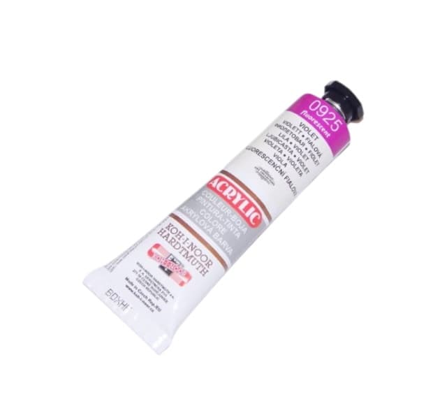 Koh-i-Noor akrylová fluo fialová barva 40 ml