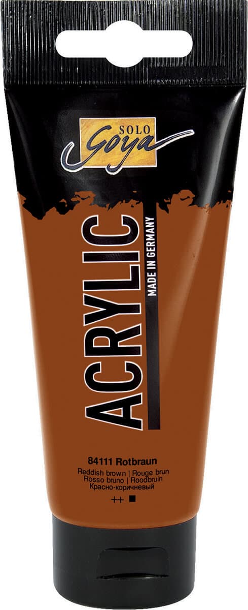 Kreul Solo Goya akrylová barva hnědá načervenalá 100 ml