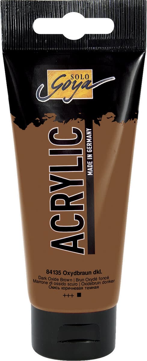 Kreul Solo Goya akrylová barva hnědá tmavý oxid 100ml