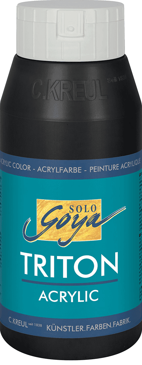 Kreul SOLO GOYA Triton akrylová barva černá 750 ml