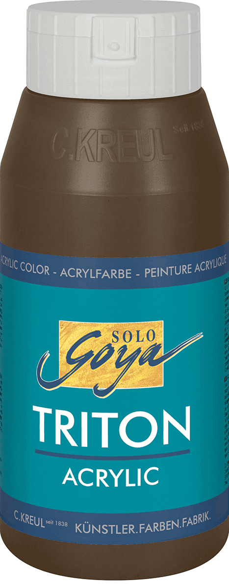 Kreul SOLO GOYA Triton akrylová barva hnědá havana 750ml