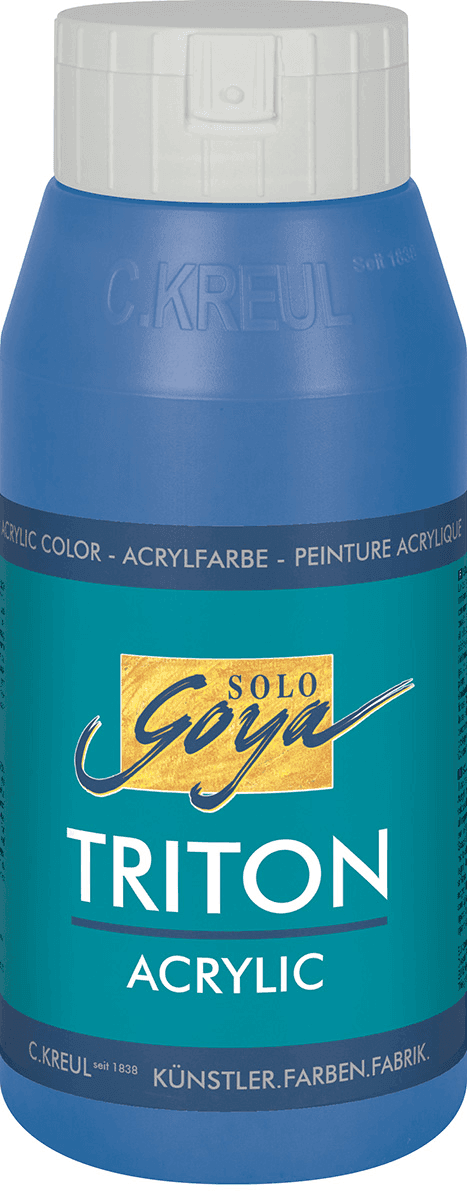 Kreul SOLO GOYA Triton akrylová barva modrá cerulean 750ml