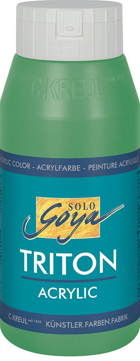 Kreul SOLO GOYA Triton akrylová barva zelená permanentní 750ml
