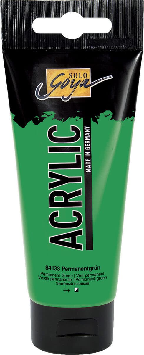 Kreul Solo Goya akrylová barva zelená permanent 100 ml